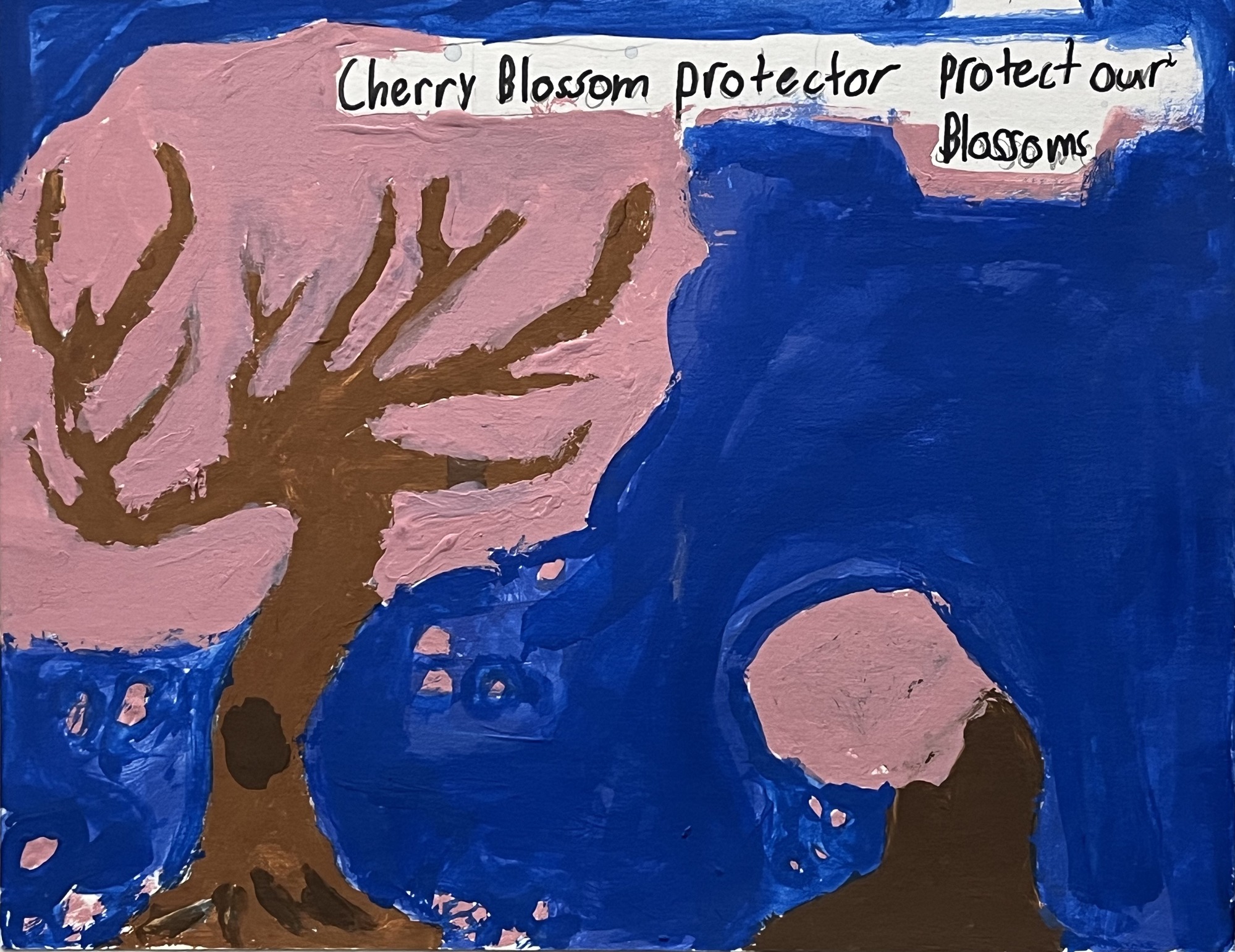 Artwork by Washington, DC students for 2024 Cherry Blossom Festival. 