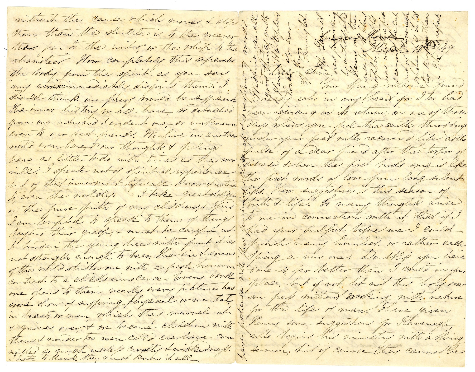 Manuscript letter
