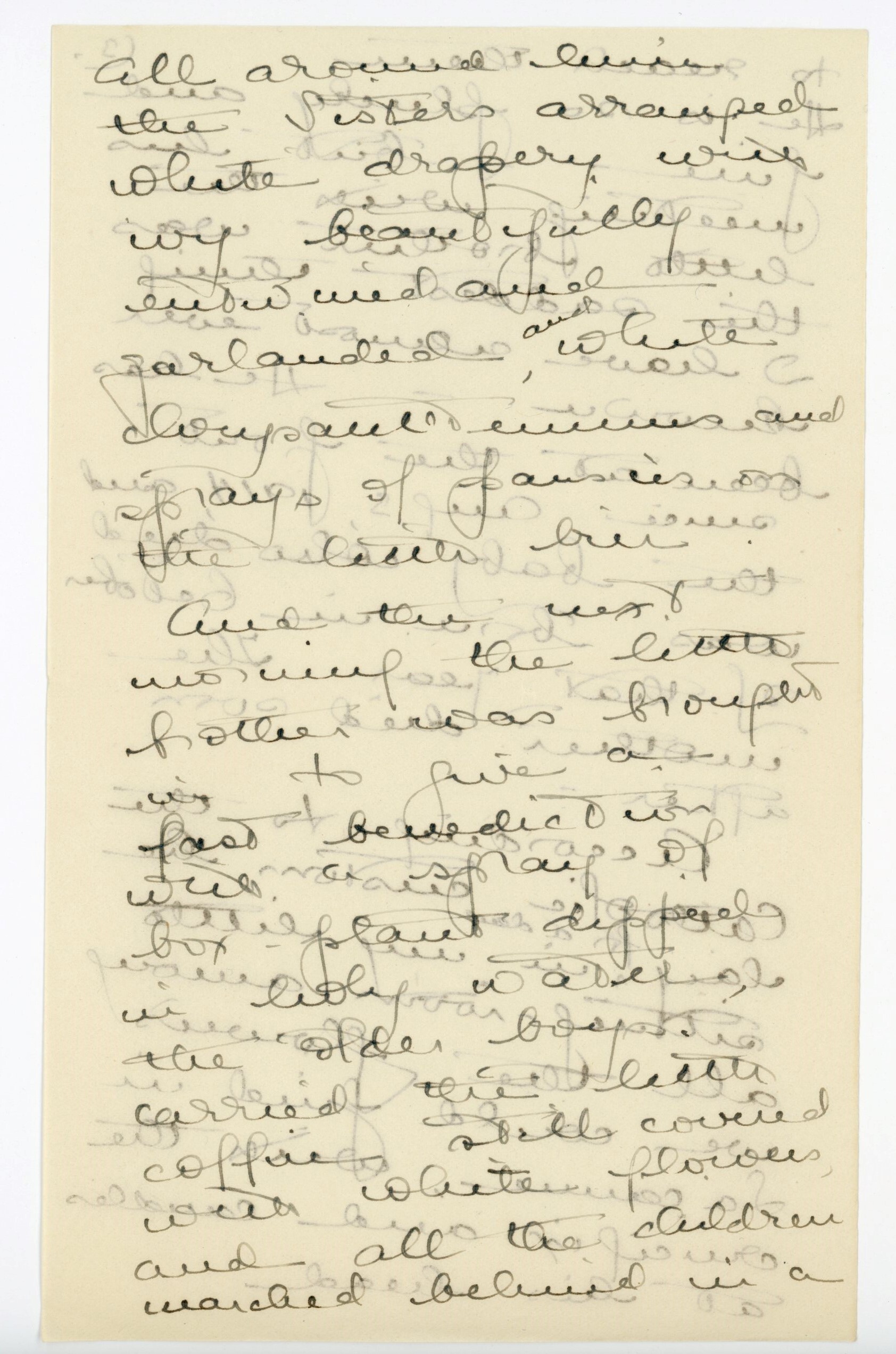 Manuscript letter