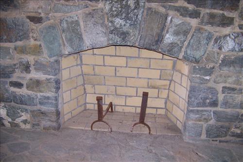 stabilization of Historic Stone and Brick Chimneys in Cabin Camp 1 at Prince William Forest Park in September 2012