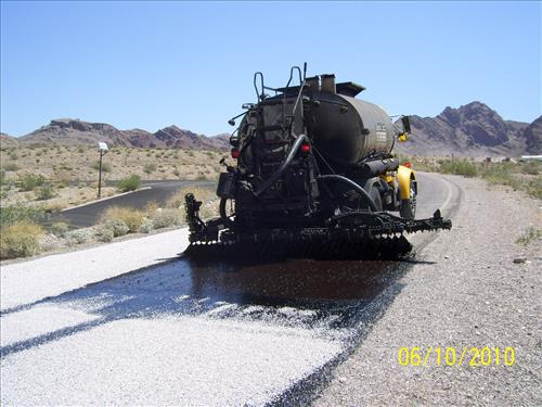 LAKE - Lake Mead National Recreation Area - American Recovery and Reinvestment Act (ARRA) - Park wide Roads Chip Seal and Micro Seal Project Photos.