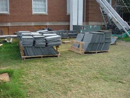 Clark Atlanta University; Arnett Hall roof restoration September 2010