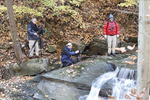 Cuyahoga Valley Photographic Society (CVPS) photographers in the field