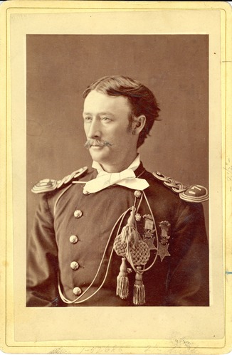 Captain Thomas Ward Custer in Dress Uniform with Medals of Honor