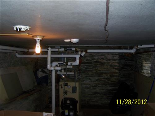 Views of features where asbestos containing materials (ACM) were abated in HAFE park buildings: 1B, 1D, Shipley School and Nash Main House; in Harpers Ferry NHP/NPS on November 28, 2012.