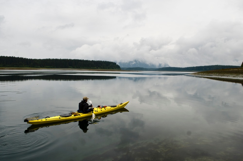 Kayaking in the Beardslee Islands of Glacier Bay