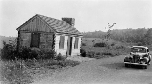 1939 photo of Ranger Station/Registration Station, Big Meadows