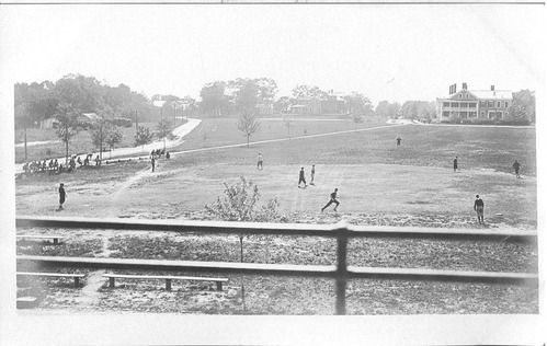 a baseball game at Fort Washington