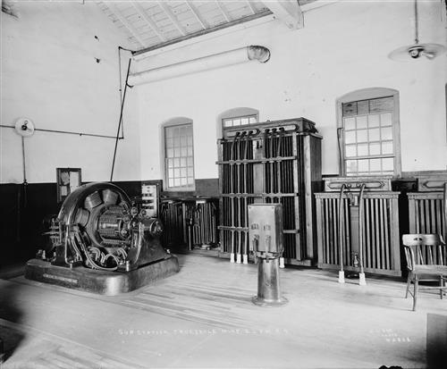 A0848-A0851--Nanticoke, PA--Truesdale Mine--Substation [1911.04.06]
