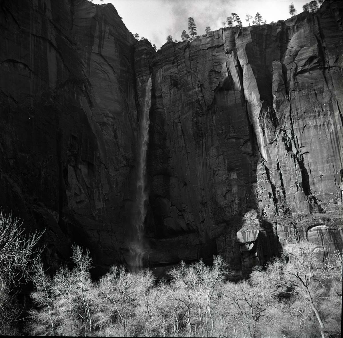 BW Photo of flood damage from 1966 flood.