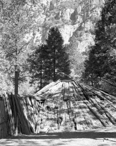 Native American Village in back of the Visitor Center.
