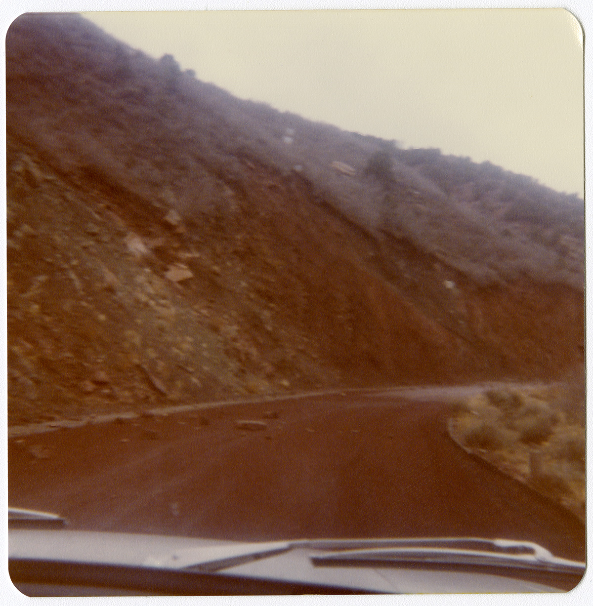 Rock fall on the Kolob Canyon Road.