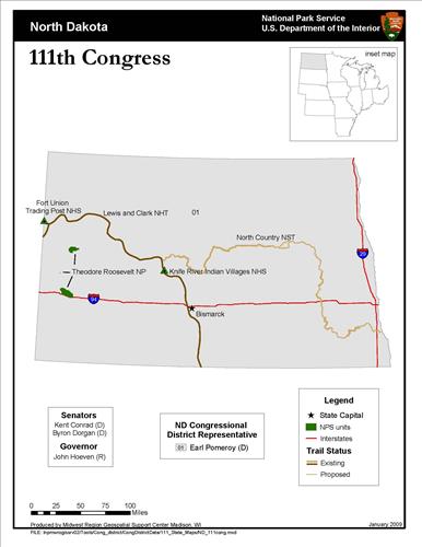 111th Congressional District Maps for Midwest Region States