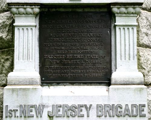 1st New Jersey Brigade Monument