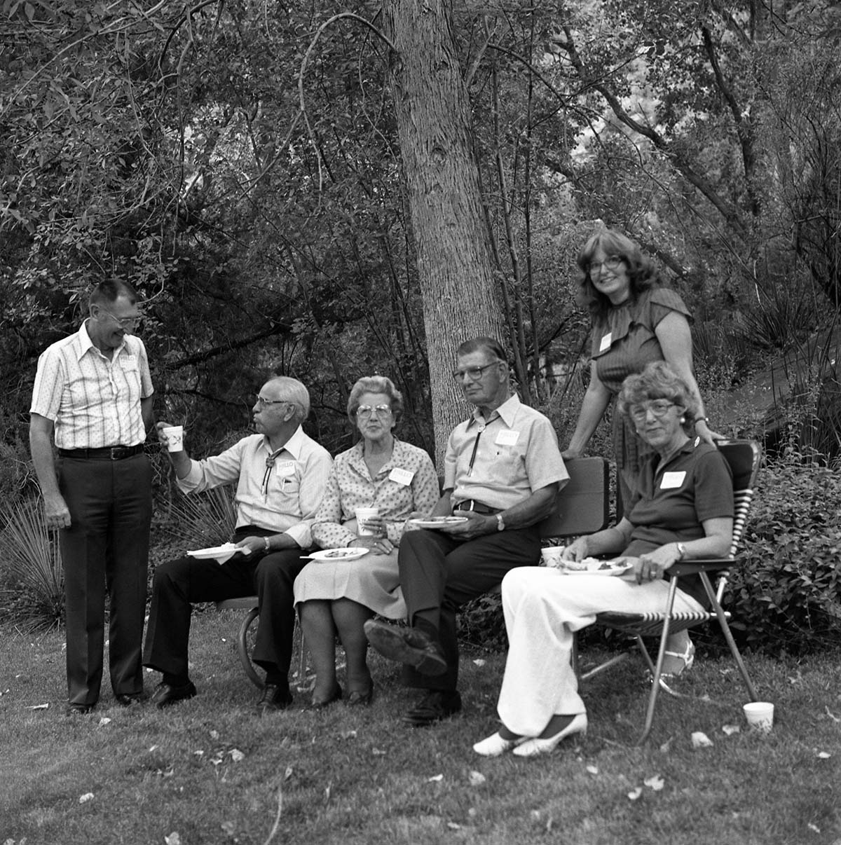 BW Photos of the groundbreaking ceremony for the Kolob Canyons Visitor Center.