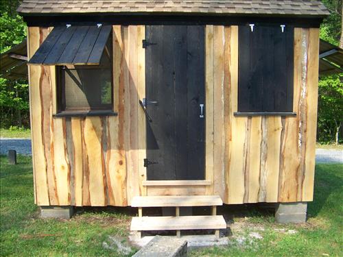 Rehab 11 historic structures in Cabin Camp 5 at Prince William Forest Park July 2008