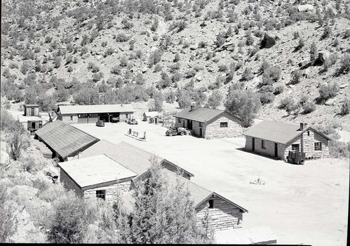 The NPS utility area, maintenance facilities [scratches, pits]