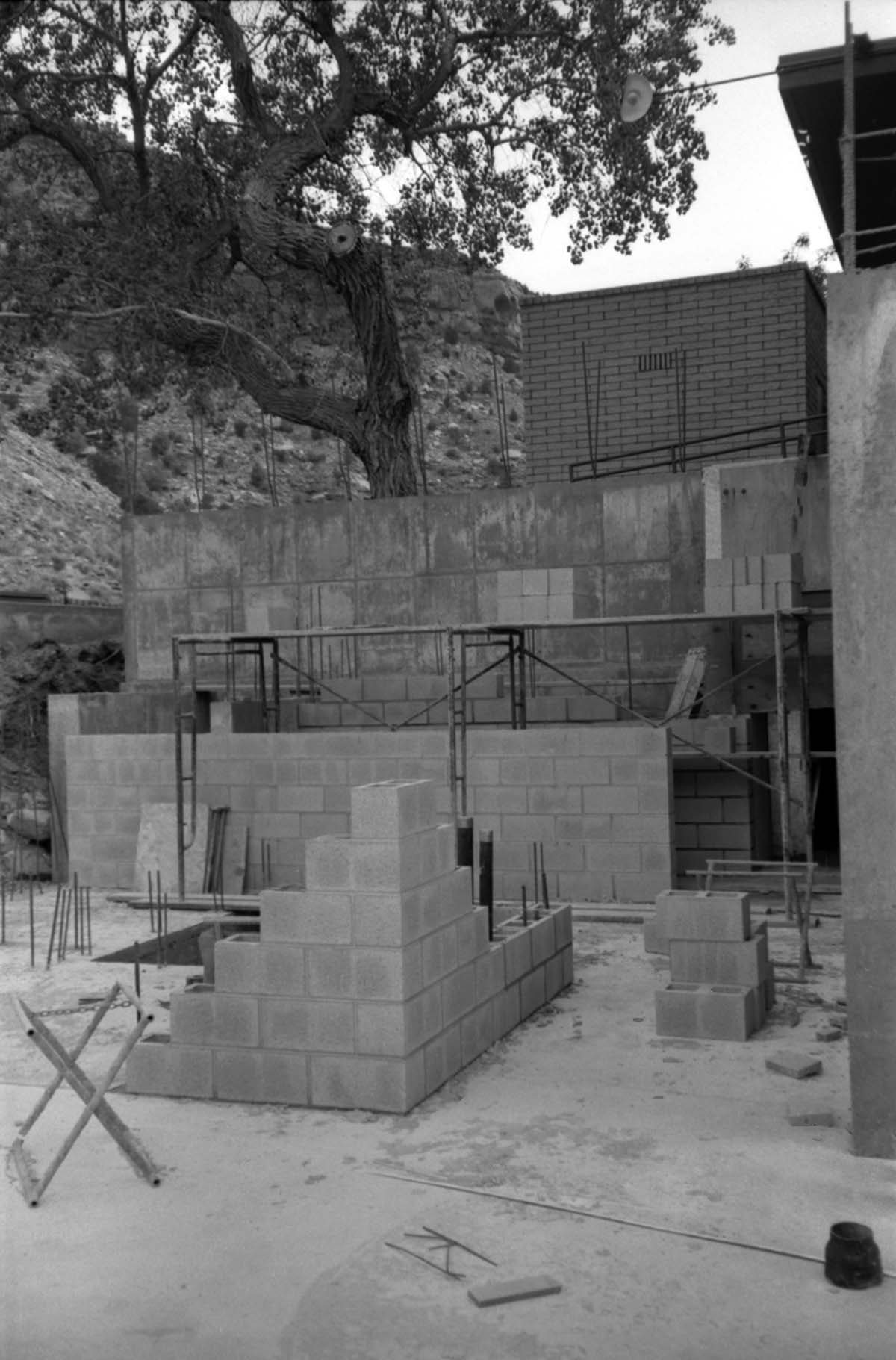 Construction of headquarters addition.