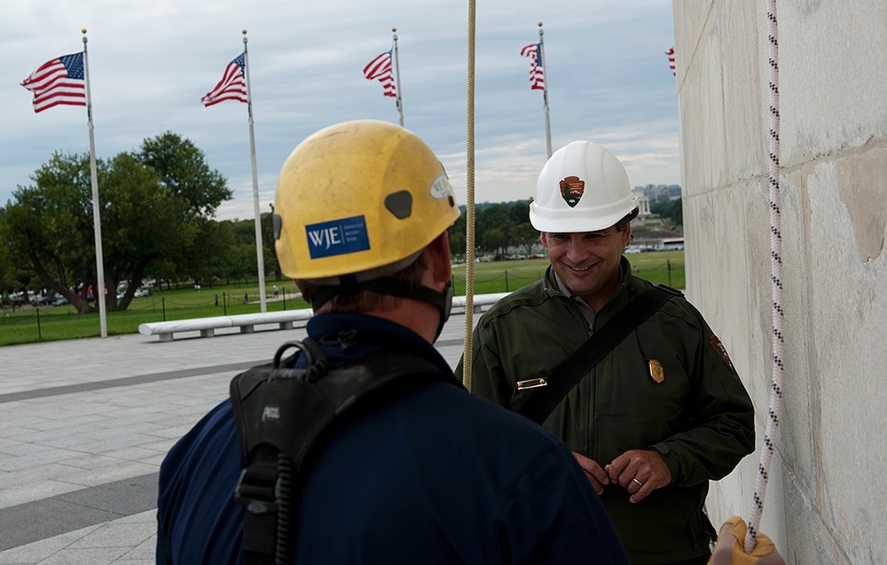 NPS Gordy Kito and Dan Megerle of WJE