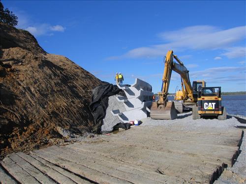 Rehabilitate Shoreline & Seawalls / Bluff Stabilization - Phase I