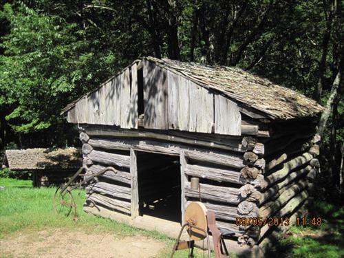 Johnson Farm structures, Blue Ridge Parkway, MP 85.2, September 2013