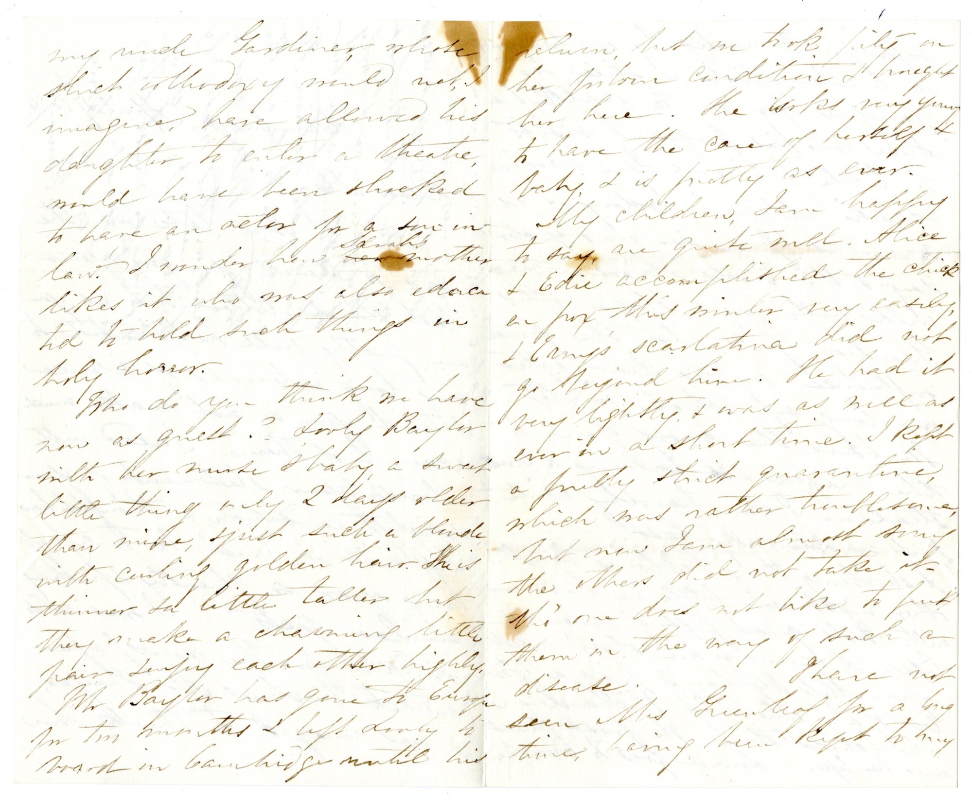 Manuscript letter