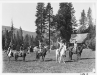 Ranger Led Horseback Ride. Administrative Collections: Album 1- Ranger Led Horseback Rides near Drakesbad