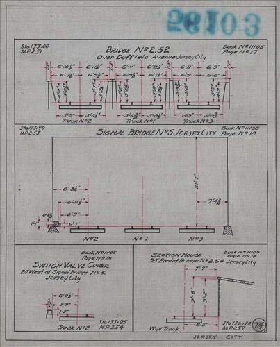 56103.LB--clearance sketches--Structures less than 8 feet from center line of track or less than 22 feet above top of rail [Group 02]