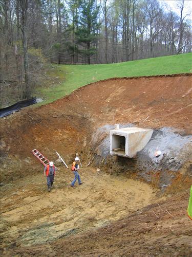 Rehabilitation of Peaks of Otter Dam at Blue Ridge Parkway in 2008