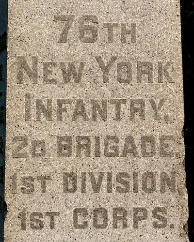 76th New York Infantry Monument