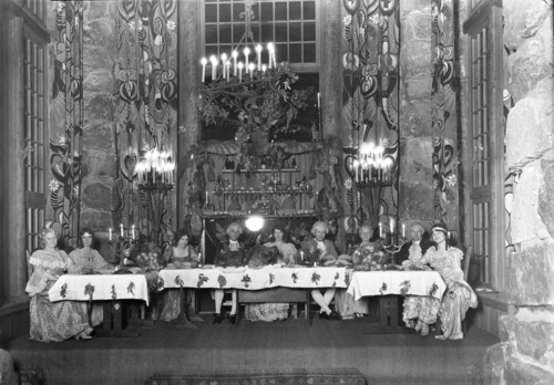 Old English Dinner Party. Copy Neg: L. Radanovich, 8/94.