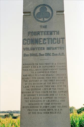 14th Connecticut Volunteer Infantry Monument
