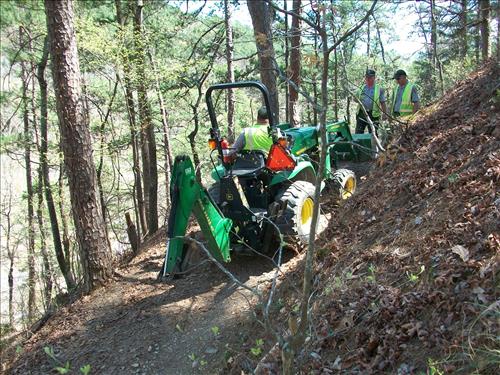 Rehab 20 Miles of Park Trails at Hot Springs National Park in March 2010