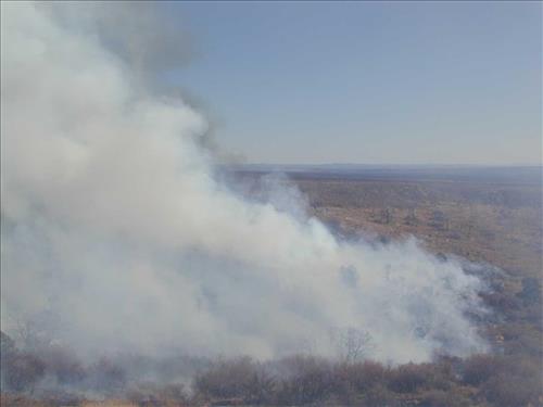 Smoke patterns during the Far View prescribed fire, November 2001