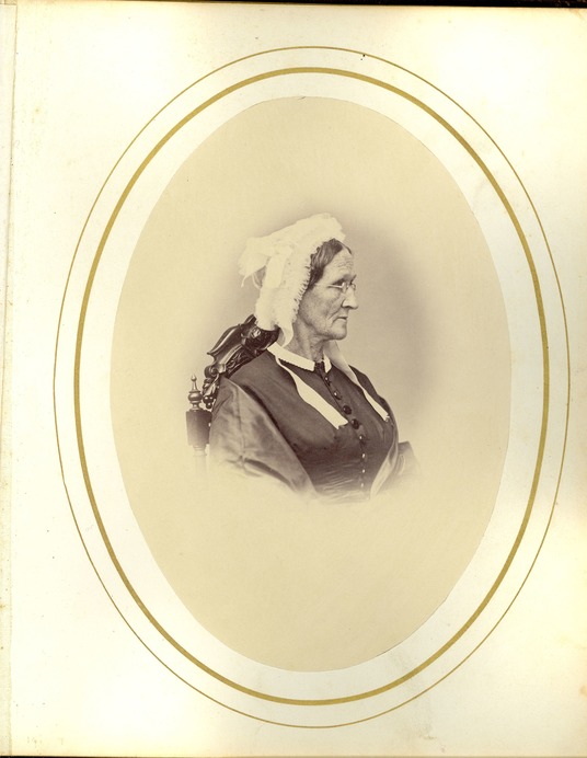 Side Profile of George Armstrong Custer's Mother