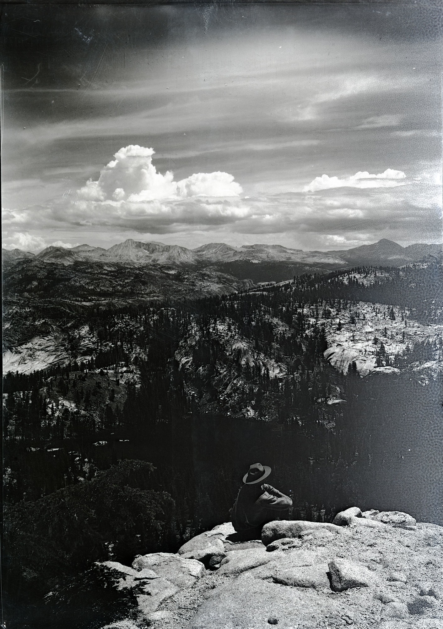 Ranger Merrill looking toward Tuolumne country