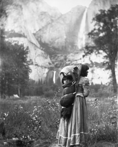 Sadie & Suzie McGowan, Mono Lake Paiute. Original in YNP collections.