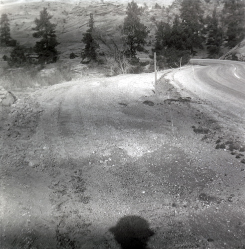 East side road repair and turn out construction.