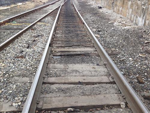 Before Pictures of Steamtown Runner track Repairs from SR-7 to West Crossing May 2015