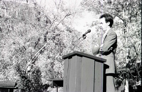 BW Photos of the Zion Lodge Rededication Ceremony.