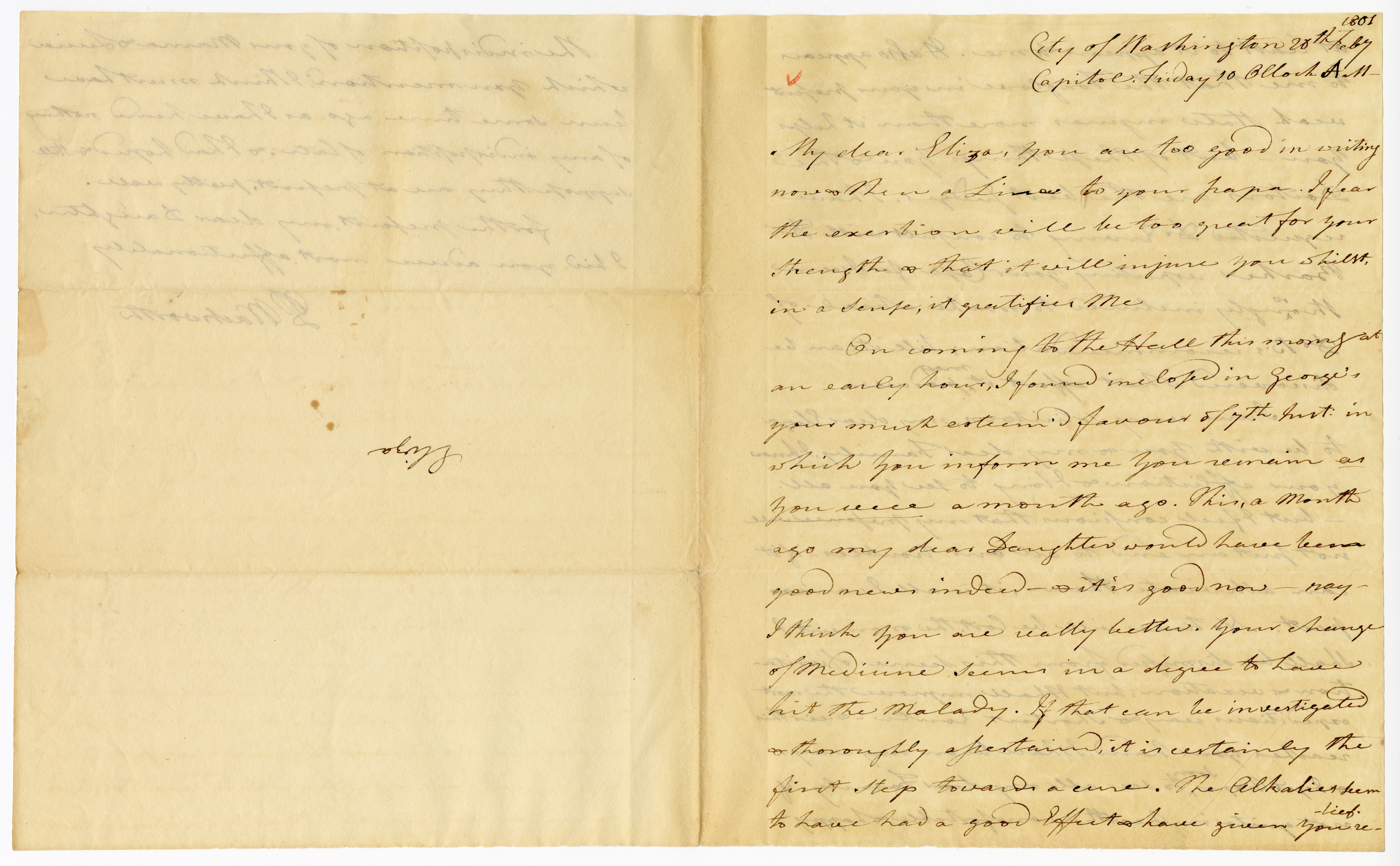 Manuscript letter