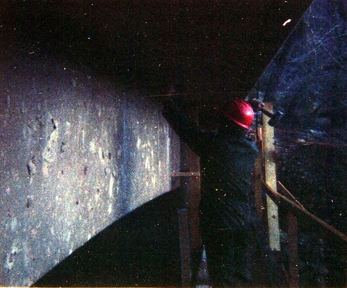 The construction of the Wiley Spring water vault.