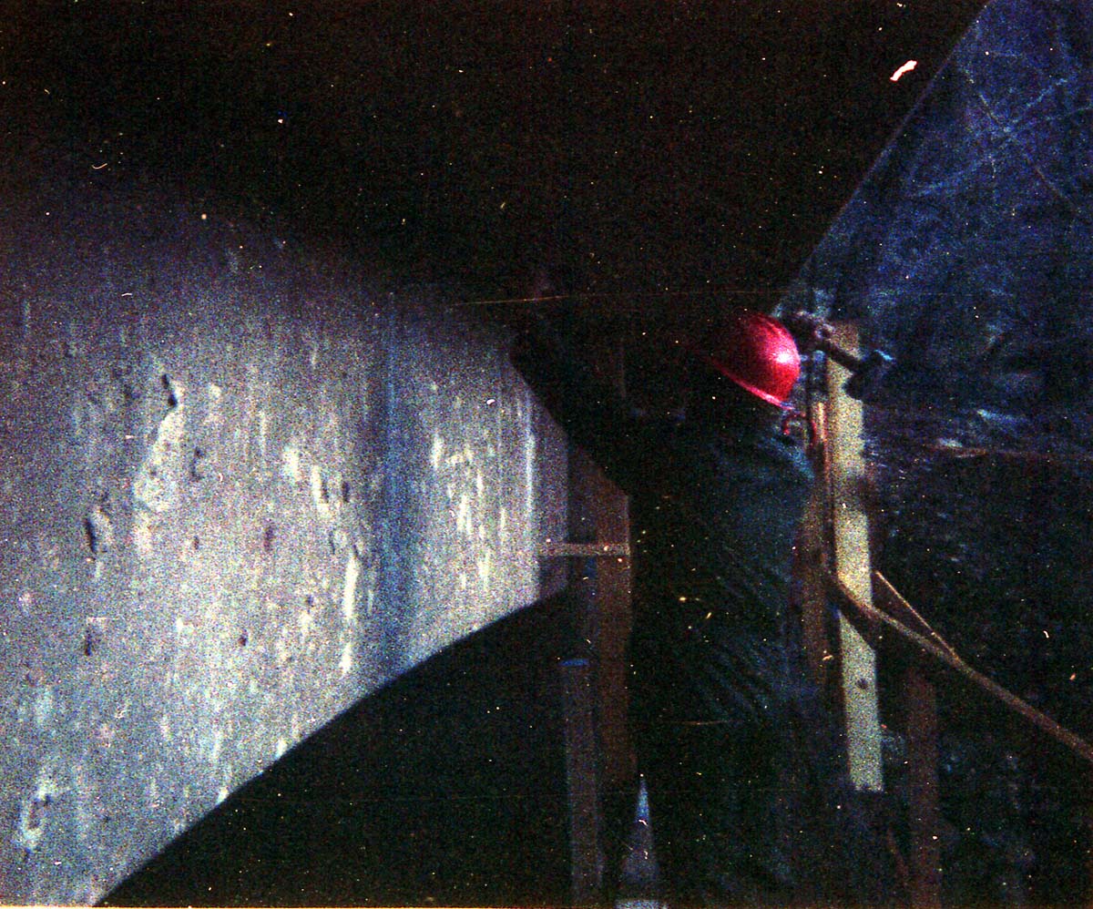 The construction of the Wiley Spring water vault.