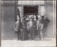 William H. Meadowcroft, Sallie Starke Tillman, Mina Edison, Thomas Edison, Senator Benjamin Tillman, Madeline Edison Sloane, Miller Reese Hutchison and others.