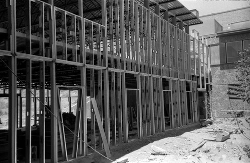 Construction of headquarters addition.