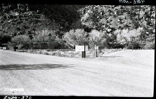 Zion Canyon Junction before filling and planting.