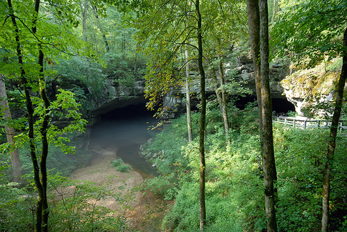 The 7.5 mile entrance of Russell Cave. 