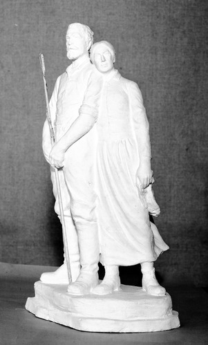 The Promised Land' - statue by Eugene Morahan.