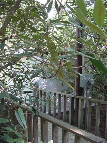 Trailer Restroom and proposed Comfort Station at Carl Sandburg Home National Historic Site in May 2006