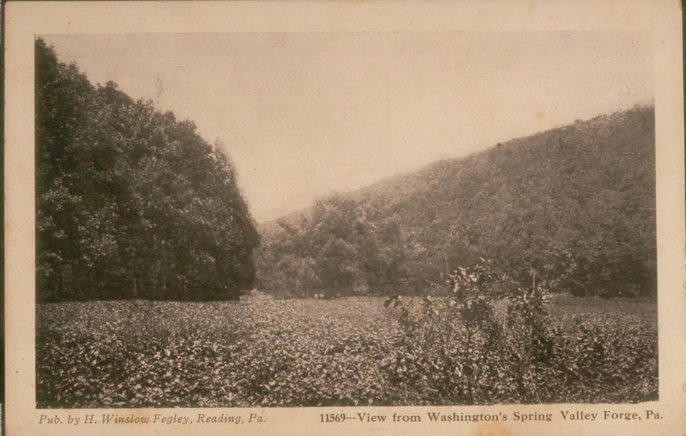 Hills and fields at Valley Forge